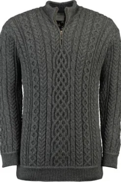 ARAN Troyer anthrazit Merinowolle Supersoft