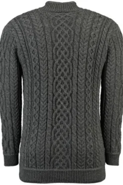 ARAN Troyer anthrazit Merinowolle Supersoft
