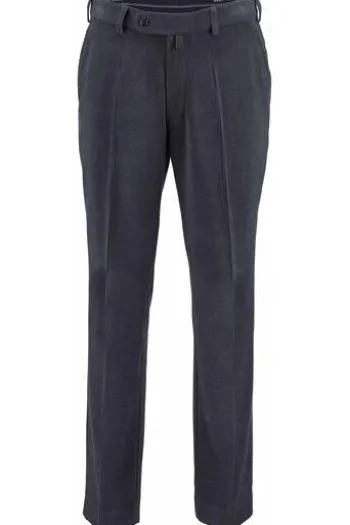 AUBI Schurwoll-Stretch-Cord-Hose blau