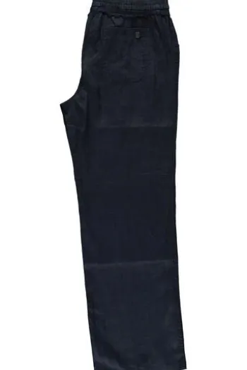 BARBARA LEBEK Leinen-Hose navy