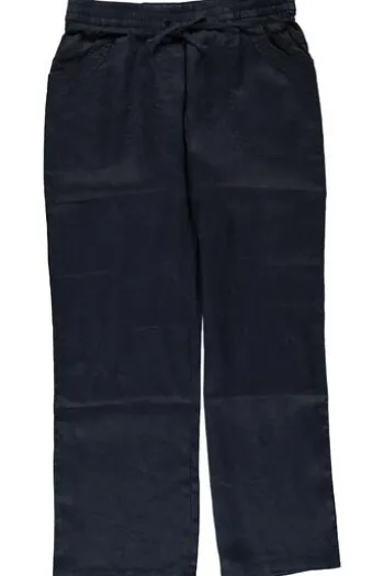 BARBARA LEBEK Leinen-Hose navy
