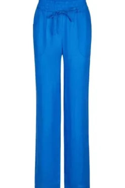 BARBARA LEBEK Leinen-Hose ocean blue