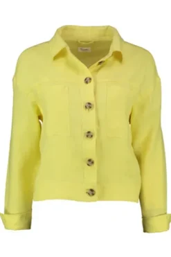 BARBARA LEBEK Leinen-Jacke gelb