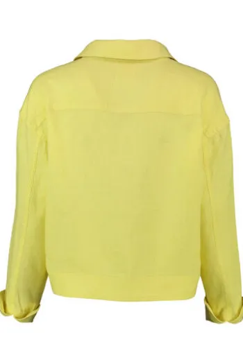 BARBARA LEBEK Leinen-Jacke gelb