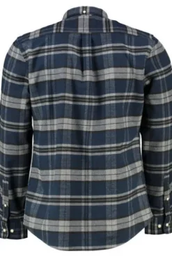 BARBOUR Hemd Betsom grey marl kariert Langarm