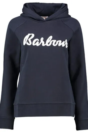 BARBOUR Otterburn Hoodie Navy mit Logostickerei