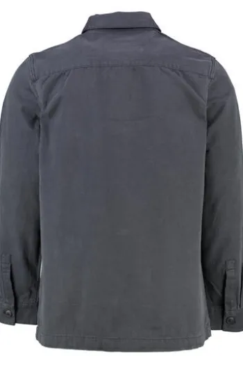 BARBOUR Overshirt Washed classic navy Langarm