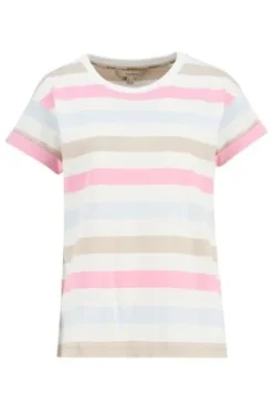 BARBOUR Shirt Lyndale rosa gestreift