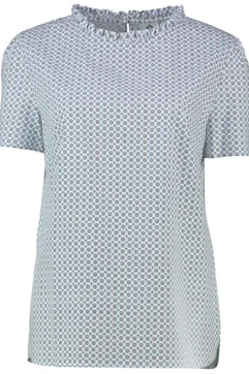 BERWIN Bluse blau