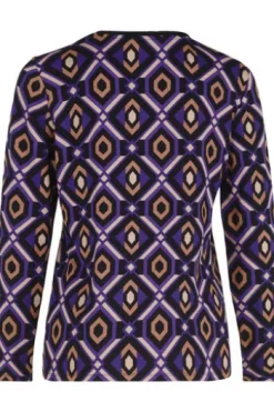 BETTY BARCLAY Basic Shirt purple/black