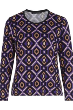 BETTY BARCLAY Basic Shirt purple/black