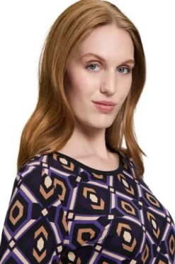 BETTY BARCLAY Basic Shirt purple/black