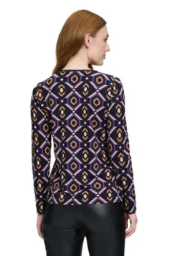 BETTY BARCLAY Basic Shirt purple/black