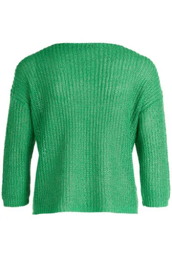 BETTY BARCLAY Basic-Strickpullover grün