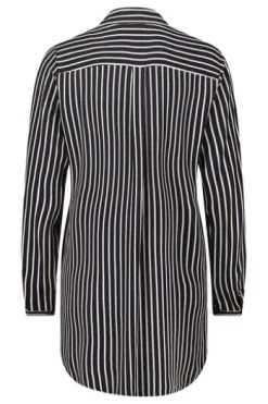 BETTY BARCLAY Hemdbluse schwarz/beige