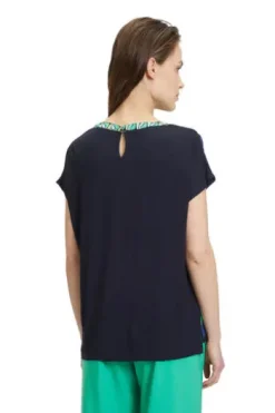 BETTY BARCLAY Printshirt dark blue/green