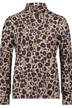 BETTY BARCLAY Shirt taupe/beige gemustert
