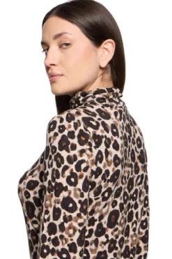 BETTY BARCLAY Shirt taupe/beige gemustert