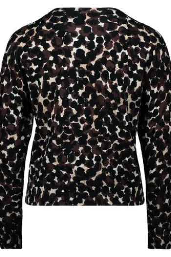 BETTY BARCLAY Strickjacke braun/beige gemustert