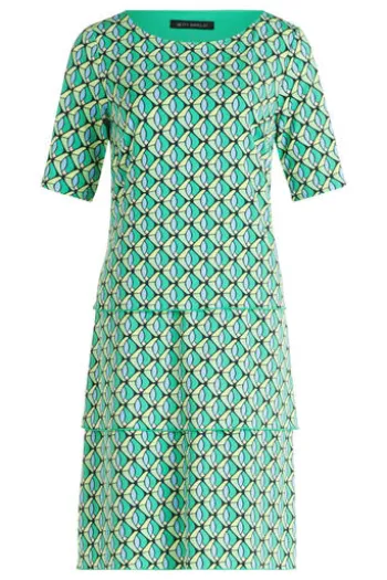 BETTY BARCLAY Stufenkleid green/blue