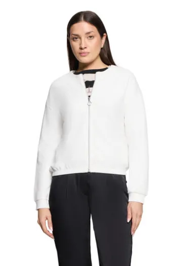 BETTY BARCLAY Sweatjacke white