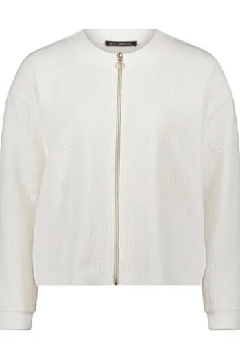 BETTY BARCLAY Sweatjacke white