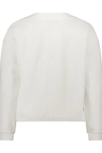 BETTY BARCLAY Sweatjacke white