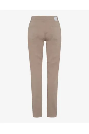 BRAX Baumwoll-Hose Carola beige Feminine Fit