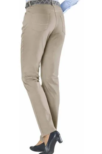 BRAX Baumwoll-Hose Carola beige Feminine Fit