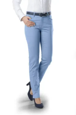 BRAX Baumwoll-Hose Carola hellblau Feminine Fit