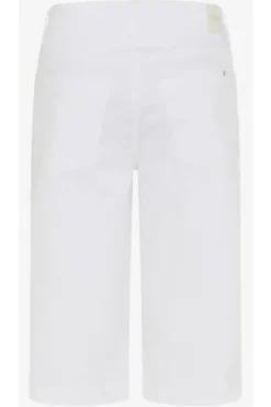 BRAX Bermuda-Hose Maine white Wide Fit
