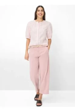 BRAX Bluse Vea dusty rose Kurzarm