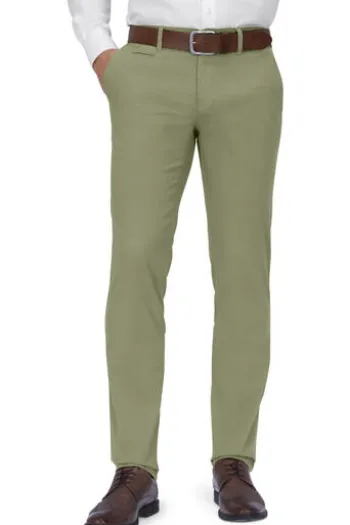 BRAX Chino Hose Fabio grün Hi-FLEX
