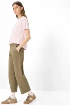 BRAX 6/8 Culotte-Hose Maine S light mocha Wide Fit