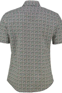 BRAX Hemd coralle Modern Fit Kurzarm