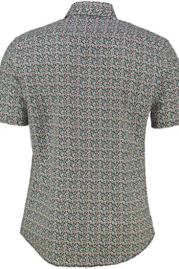 BRAX Hemd coralle Modern Fit Kurzarm