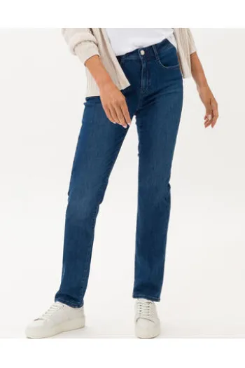 BRAX Jeans Carola jeansblau Feminine Fit in Premium-Denim