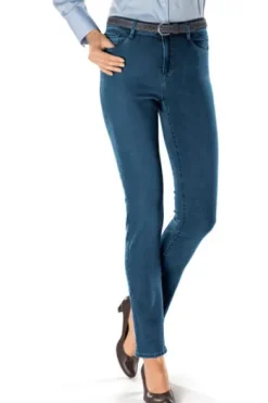 BRAX Jeans Carola jeansblau Feminine Fit in Premium-Denim
