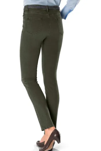 BRAX Jeans Carola oliv Feminine Fit Blue Planet be nature