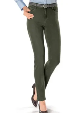 BRAX Jeans Carola oliv Feminine Fit Blue Planet be nature