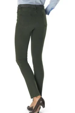 BRAX Jeans Carola oliv Feminine Fit in Premium-Denim