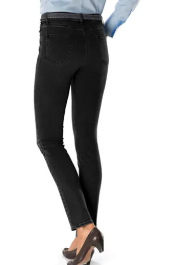 BRAX Jeans Carola schwarz Feminine Fit in Premium-Denim