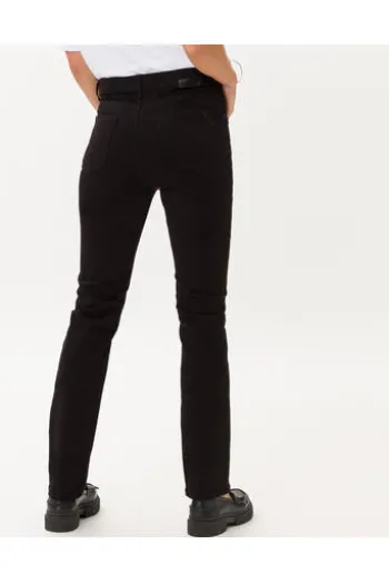 BRAX Jeans Carola schwarz Feminine Fit in Premium-Denim