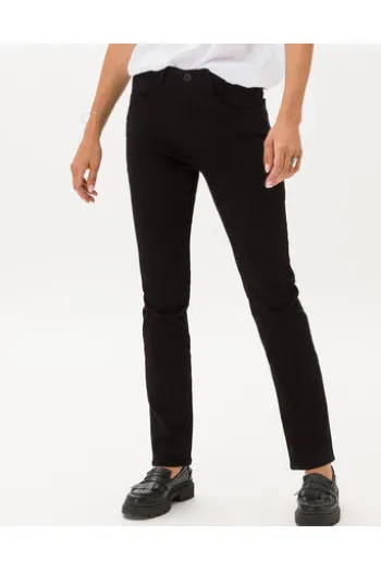BRAX Jeans Carola schwarz Feminine Fit in Premium-Denim