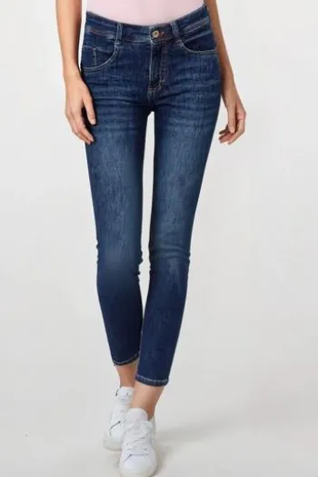 BRAX 6/8 Jeans Shakira jeansblau Skinny Fit Free to move Super Stretch Denim