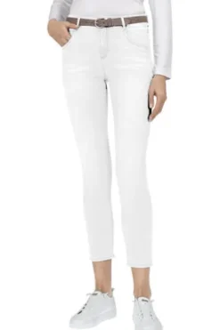 BRAX 7/8 Jeans Shakira weiß Skinny Fit Free to move Stretch-Denim