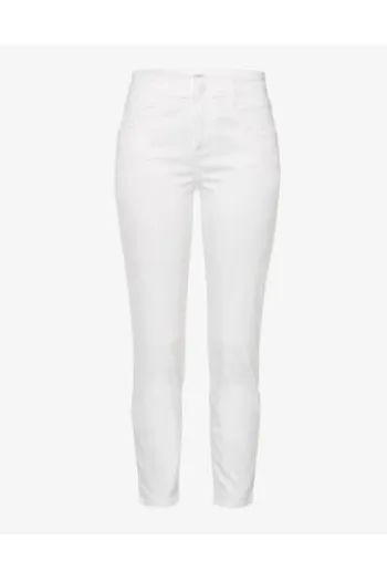 BRAX 7/8 Jeans Shakira weiß Skinny Fit Free to move Stretch-Denim