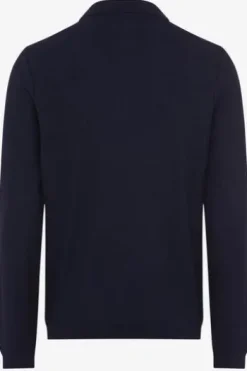 BRAX Langarm Polo-Shirt Paros navy