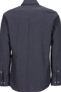 BRAX Leicht Flanell Hemd anthrazit gemustert Modern Fit