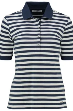BRAX Polo-Shirt Cleo marine gestreift